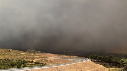 GÜNCELLEME - Manisa'nın Akhisar ilçesinde orman yangını çıktı