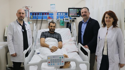 Halı sahada kalbi durdu, 12 gün sonra hastanede uyandı