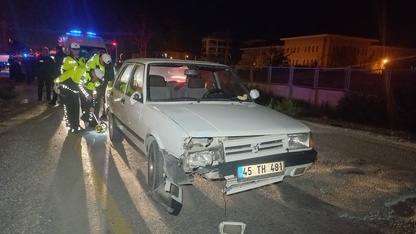 Manisa'da otomobilin çarptığı yaya hayatını kaybetti