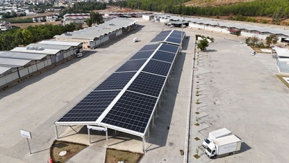 Muğla'da, güneş enerjisi santraliyle tasarruf sağlanıyor