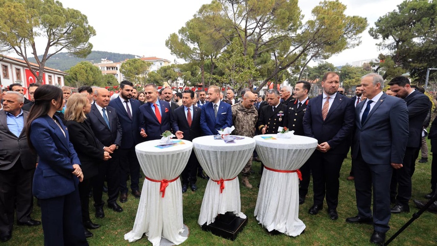 Muğla'da bayramlaşma töreni yapıldı