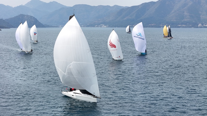 Marmaris MIYC Kış Trofesi Yat Yarışları'nın 4. ayağı başladı