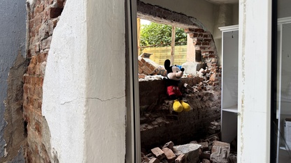 İzmir'de tünel inşaatı nedeniyle evleri zarar gören mahalle sakinleri çözüm istiyor