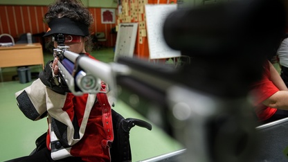 Engelleri atıcılıkla aşan genç kadın, hayatında yeni bir sayfa açtı