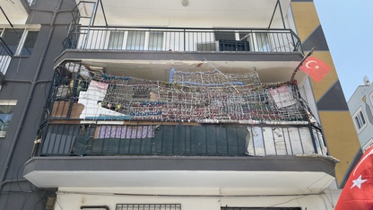 Aydın'daki çöp evden 4 kamyon çöpün yanı sıra 12 kedi ile 3 kaplumbağa çıktı