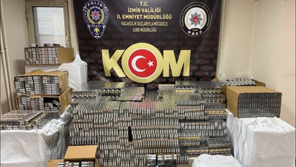 İzmir'de kaçak tütün operasyonunda 1 kişi tutuklandı