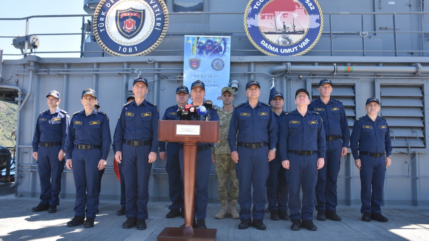 Deniz Kuvvetleri Komutanı Oramiral Tatlıoğlu, Kurtaran-2026 Tatbikatı'nda konuştu: