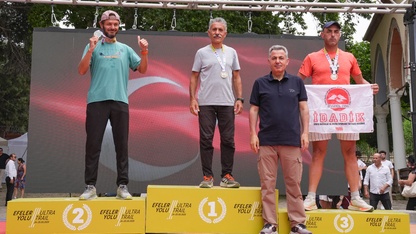 İzmir'de Efeler Yolu Ultra Trail yarışları tamamlandı