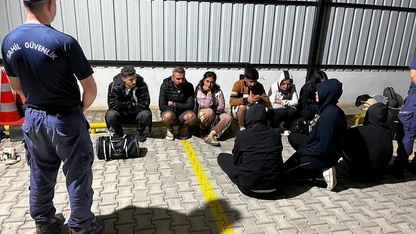Fethiye'de 20 düzensiz göçmen yakalandı