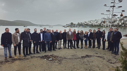 MHP Bodrum İlçe Başkanı Galipoğlu, basın mensuplarıyla buluştu