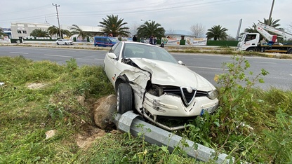 Nazilli'de trafik kazasında 1 kişi yaralandı
