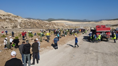 Muğla'da Hüsamlar Yeniden Projesi ile 511 hektarlık eski maden sahası doğaya kazandırılıyor