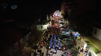 Manisa'da Cumhuriyet'in 102. yıl dönümü fener alayıyla kutlandı