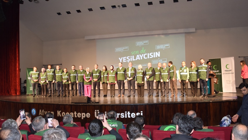 Aile ve Sosyal Hizmetler Bakanı Göktaş, Afyonkarahisar'da Yeşilay Haftası Buluşması'nda konuştu: