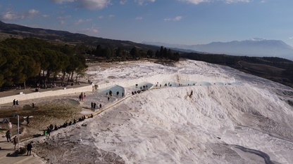 Çinli turistlerin gözdesi Pamukkale'de vize muafiyeti memnuniyeti
