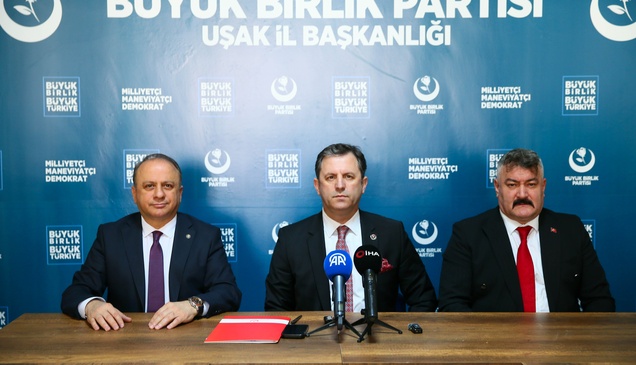 BBP Genel Başkan Yardımcısı Yörükçüoğlu, Uşak'ta konuştu: