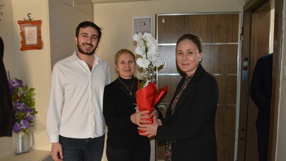 Nazilli Kaymakamı Kan'dan şehit ailelerine ziyaret