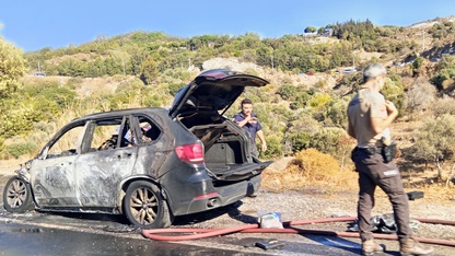 Bodrum'da seyir halindeki cipte çıkan yangın söndürüldü