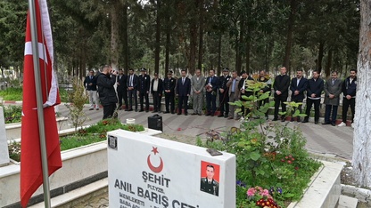 Turgutlu'da Türk Polis Teşkilatının kuruluş yıl dönümü dolayısıyla şehitler anıldı