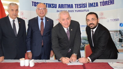 Turgutlu OSB'ye yapılacak arıtma tesisi için sözleşme imzalandı