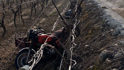 Manisa'da devrilen motosikletin sürücüsü öldü