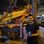 Aydın'da vinçle evlilik teklifi